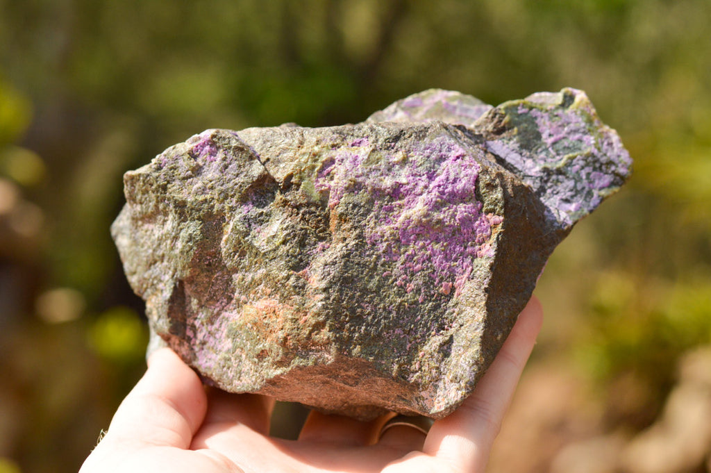 Natural Large Rough Purple Stichtite Specimens  x 2 From Barberton, South Africa - TopRock