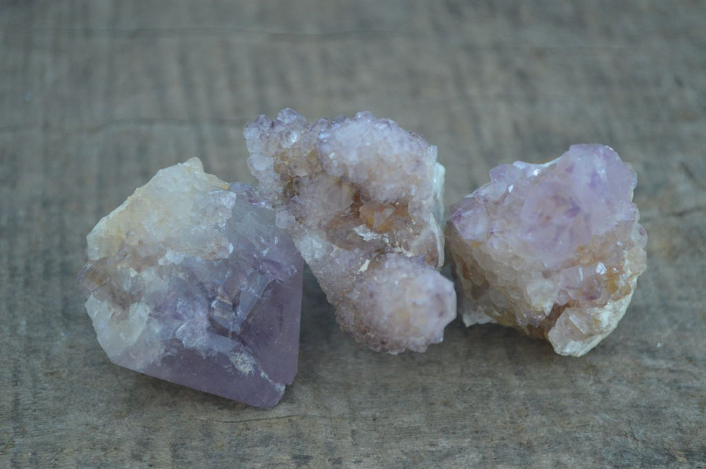 Natural Spirit Quartz Small Cluster or Crystal Specimens x 35 From Boekenhouthoek, South Africa - Toprock Gemstones and Minerals 