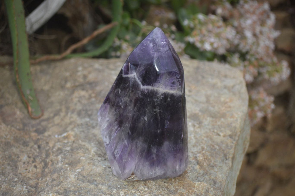 Polished Dream Amethyst Point x 1 From Madagascar - Toprock Gemstones and Minerals 