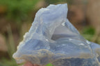 Natural Etched Blue Chalcedony Specimens  x 2 From Nsanje, Malawi - Toprock Gemstones and Minerals 