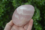 Polished Gemmy Rose Quartz Standing Free Forms x 4 From Ambatondrazaka, Madagascar - Toprock Gemstones and Minerals 