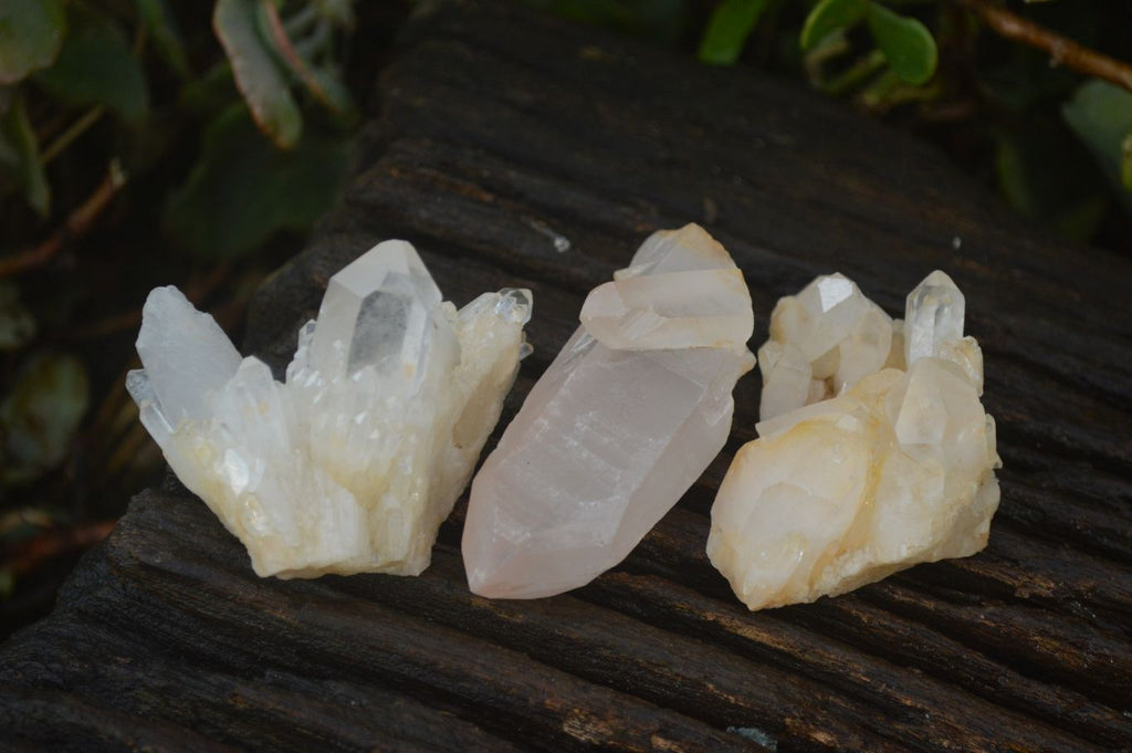 Natural Mixed Quartz Clusters  x 35 From Madagascar - Toprock Gemstones and Minerals 