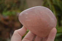 Polished Gemmy Pink Rose Quartz Standing Free Forms  x 3 From Ambatondrazaka, Madagascar - TopRock