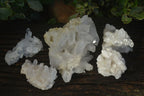 Natural Clear Quartz Crystal Clusters  x 5 From Mpika, Zambia - Toprock Gemstones and Minerals 