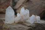 Natural Mixed Quartz Clusters  x 35 From Madagascar - Toprock Gemstones and Minerals 