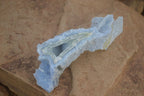 Natural Etched Blue Chalcedony Specimens x 3 From Nsanje, Malawi - Toprock Gemstones and Minerals 