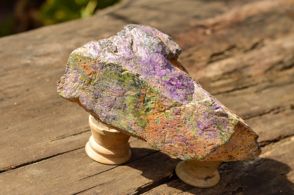Natural Large Rough Purple Stichtite Specimens  x 2 From Barberton, South Africa - TopRock