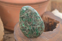 Polished Emerald In Matrix Standing Free Forms x 4 From Sandawana, Zimbabwe - TopRock