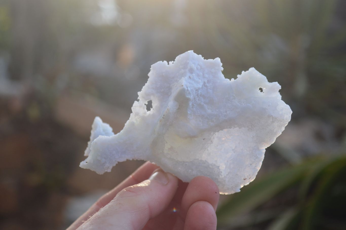 Natural Etched Blue Chalcedony Specimens x 12 From Nsanje, Malawi - Toprock Gemstones and Minerals 