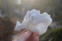 Natural Etched Blue Chalcedony Specimens x 12 From Nsanje, Malawi - Toprock Gemstones and Minerals 