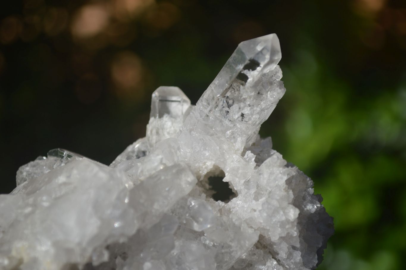 Natural Clear Quartz Crystal Clusters  x 5 From Mpika, Zambia - Toprock Gemstones and Minerals 