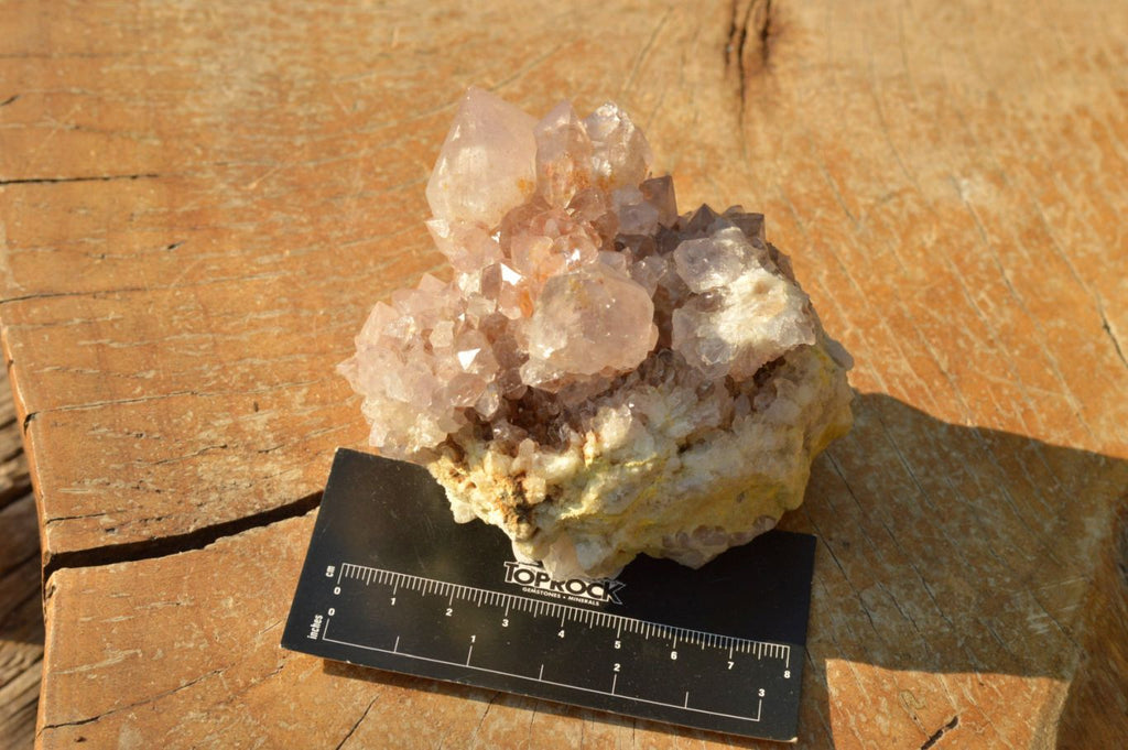 Natural Amethyst Phantom Spirit Quartz Clusters  x 4 From Boekenhouthoek, South Africa - TopRock