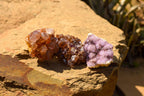 Natural Small Dark "Amethystos" Amethyst Clusters x 35 From Kwaggafontein, South Africa - TopRock
