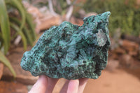 Natural Chatoyant Silky Malachite Specimen x 1 From Kasompe, Congo - Toprock Gemstones and Minerals 
