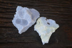 Natural Etched Blue Chalcedony Specimens x 12 From Nsanje, Malawi - Toprock Gemstones and Minerals 
