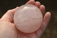 Polished Lovely Pink Rose Quartz Spheres x 4 From Ambatondrazaka, Madagascar - TopRock