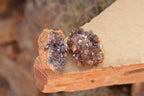 Natural Small Dark "Amethystos" Amethyst Clusters x 35 From Kwaggafontein, South Africa - TopRock