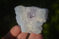 Natural Etched Blue Chalcedony Specimens x 12 From Nsanje, Malawi - Toprock Gemstones and Minerals 
