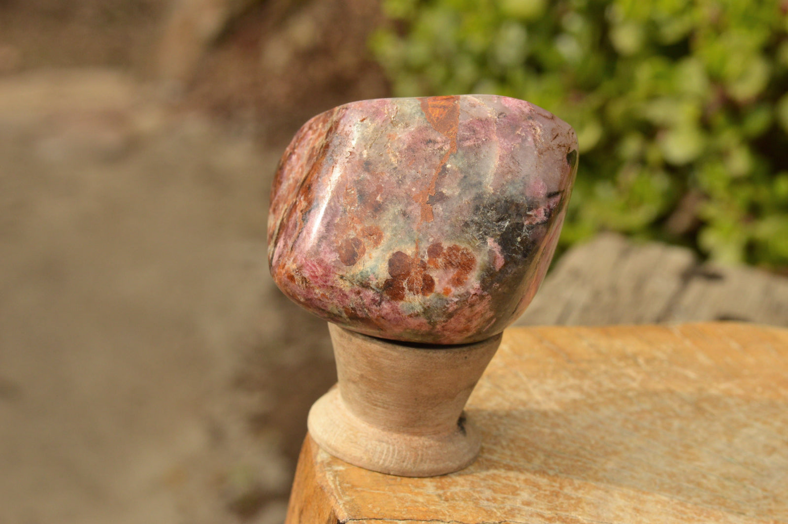 Polished Red Rhodonite Free Forms  x 4 From Zimbabwe - TopRock