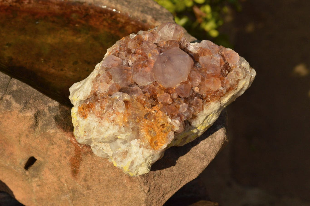 Natural Amethyst Phantom Spirit Quartz Clusters  x 4 From Boekenhouthoek, South Africa - TopRock