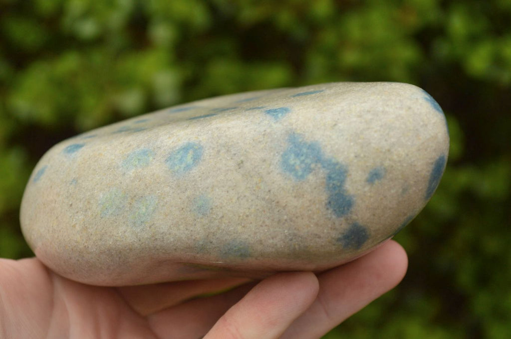 Polished Blue Spotted Spinel Dalmatian Stone Standing Free Form x 1 From Madagascar - TopRock
