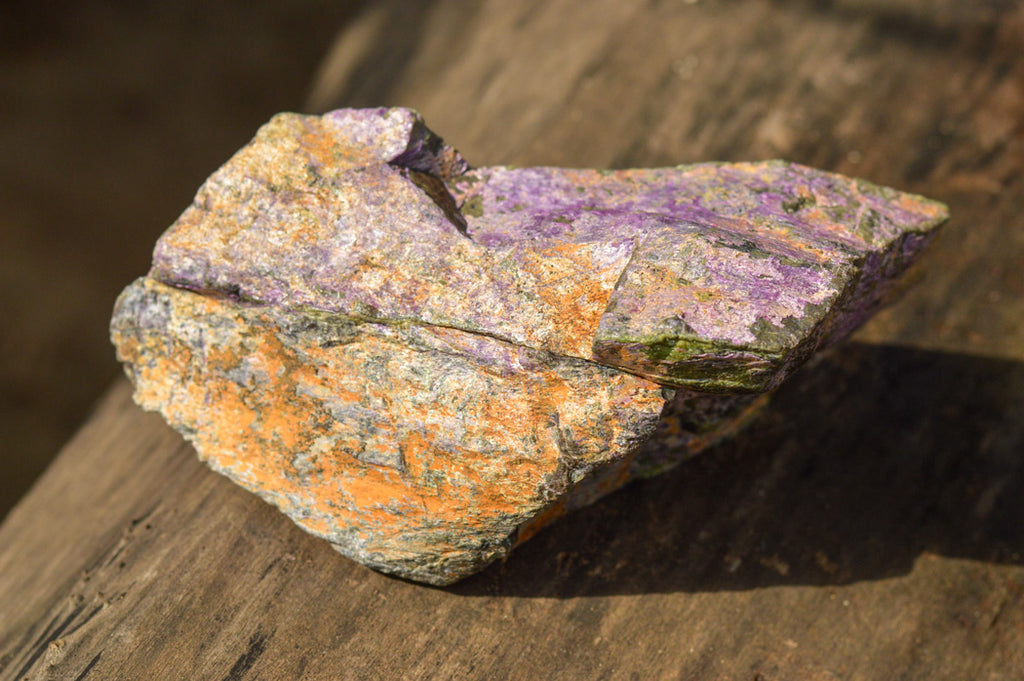 Natural Large Rough Purple Stichtite Specimens  x 2 From Barberton, South Africa - TopRock