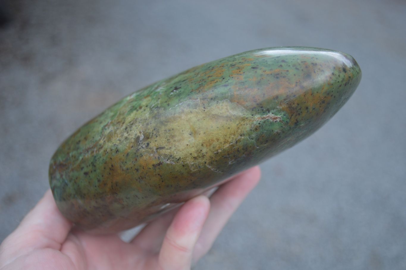 Polished Green Chrysoprase Standing Free Form x 1 From Madagascar - Toprock Gemstones and Minerals 