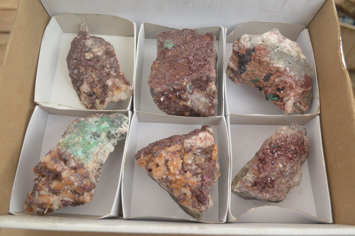 Natural Pink Salrose Cobaltion Dolomite Specimens  x 6 From Kakanda, Congo - Toprock Gemstones and Minerals 