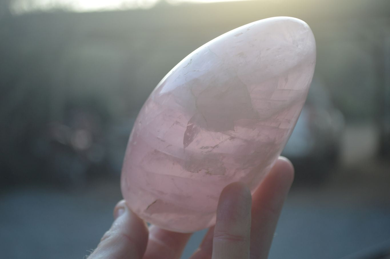 Polished Gemmy Rose Quartz Standing Free Forms x 4 From Ambatondrazaka, Madagascar - Toprock Gemstones and Minerals 
