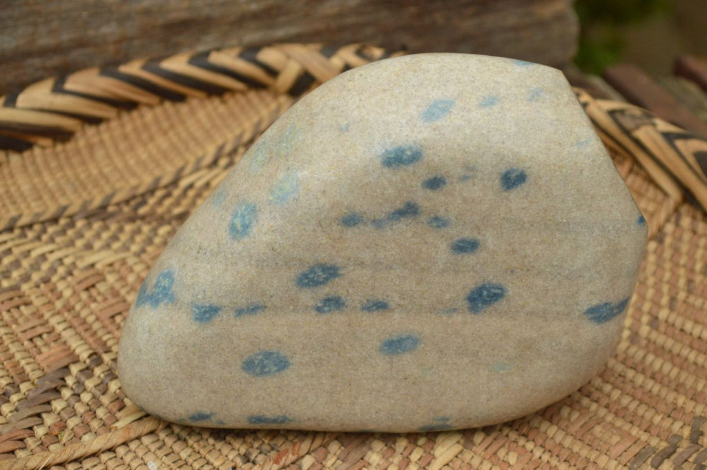 Polished Blue Spotted Spinel Dalmatian Stone Standing Free Form x 1 From Madagascar - TopRock
