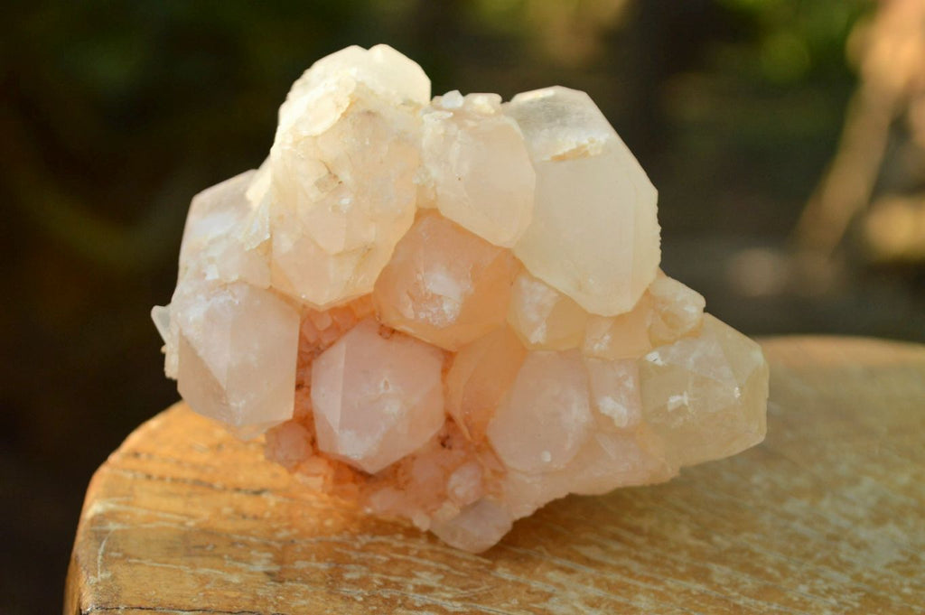 Natural Golden Iron Candle Quartz Clusters x 6 From Madagascar - TopRock