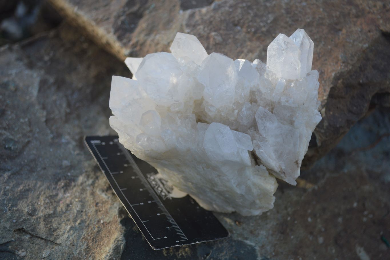 Natural Mixed Quartz Clusters  x 4 From Madagascar - Toprock Gemstones and Minerals 