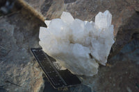 Natural Mixed Quartz Clusters  x 4 From Madagascar - Toprock Gemstones and Minerals 