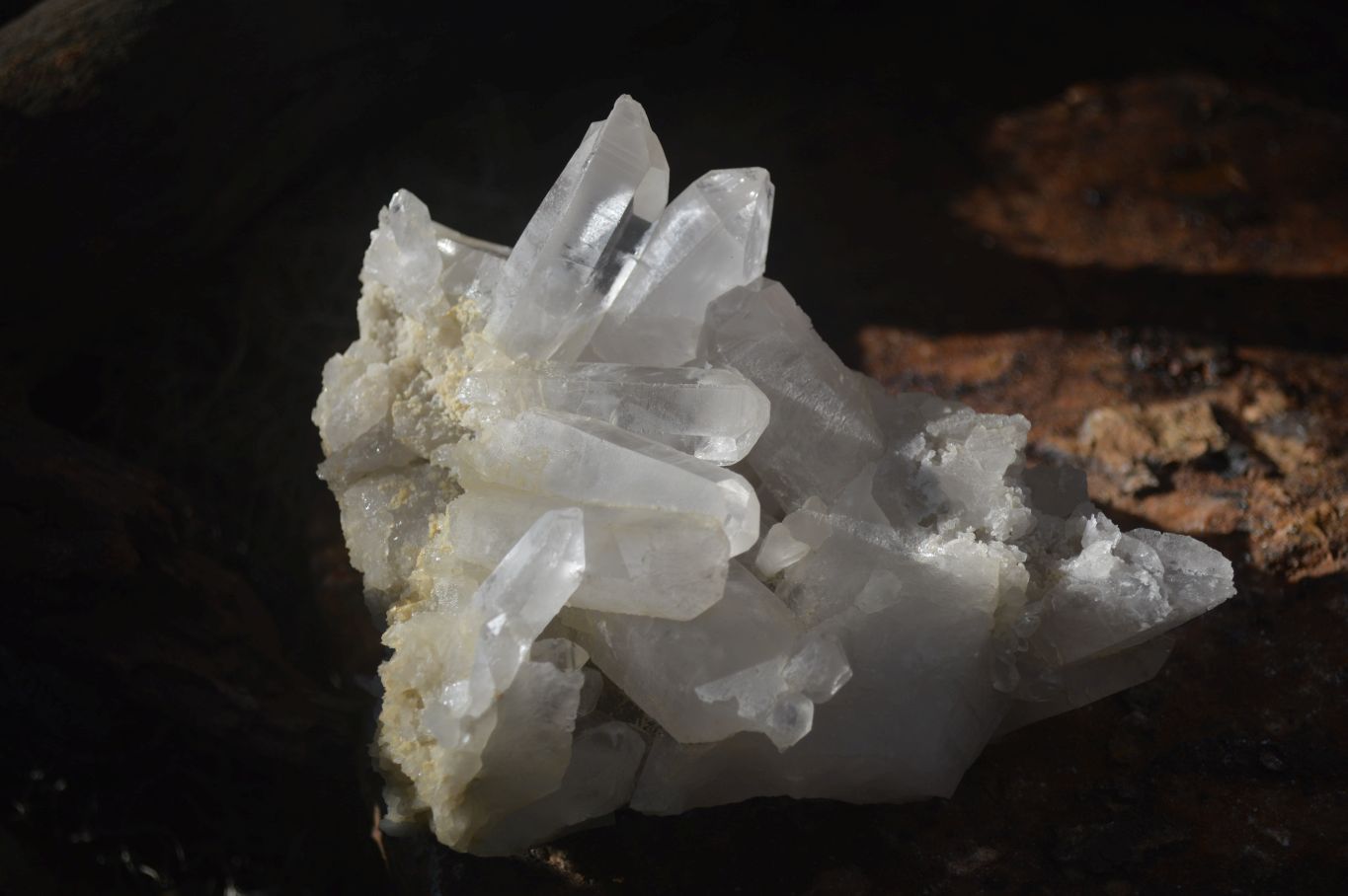 Natural Clear Quartz Crystal Clusters  x 5 From Mpika, Zambia - Toprock Gemstones and Minerals 