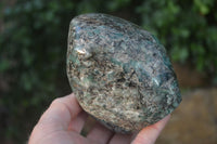 Polished Rare Emerald Mica In Matrix Standing Free Forms x 1 From Mutoko, Zimbabwe - Toprock Gemstones and Minerals 