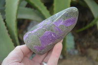 Polished Stichtite & Serpentine Standing Free Forms x 3 From Barberton, South Africa - Toprock Gemstones and Minerals 