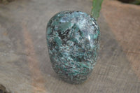Polished Rare Emerald Mica In Matrix Standing Free Forms x 1 From Mutoko, Zimbabwe - Toprock Gemstones and Minerals 