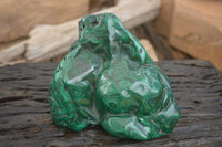 Polished  Large Malachite Free Form With Flower Ring Patterns  x 1 From Congo - Toprock Gemstones and Minerals 