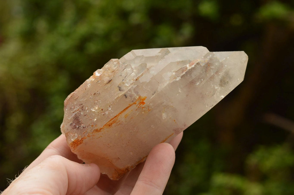 Natural Single Red Hematoid Quartz Crystals  x 6 From Karoi, Zimbabwe - TopRock