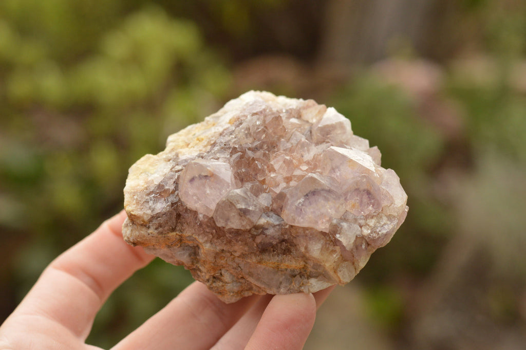 Natural Amethyst Cactus Quartz Clusters  x 5 From Boekenhouthoek, South Africa - TopRock