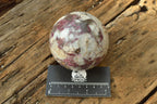 Polished Pink Tourmaline Rubellite Spheres x 2 From Ambatondrazaka, Madagascar - TopRock