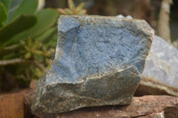 Natural Rough Blue Dumortierite Specimens  x 3 From Mozambique - TopRock