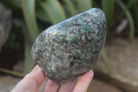 Polished Rare Emerald Mica In Matrix Standing Free Forms x 1 From Mutoko, Zimbabwe - Toprock Gemstones and Minerals 