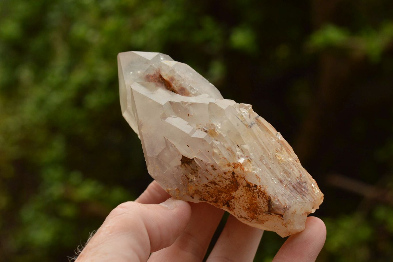 Natural Single Red Hematoid Quartz Crystals  x 6 From Karoi, Zimbabwe - TopRock