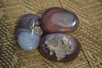 Polished River Agate Palm Stones  x 16 From Sashe River, Zimbabwe - Toprock Gemstones and Minerals 