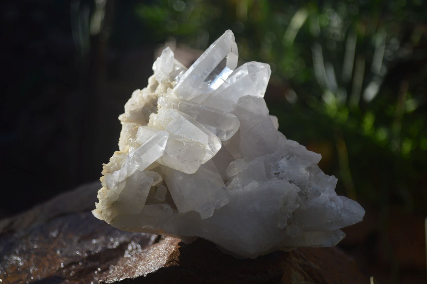 Natural Clear Quartz Crystal Clusters  x 5 From Mpika, Zambia - Toprock Gemstones and Minerals 