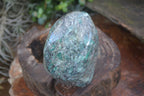 Polished Emerald Mica In Matrix Standing Free Forms x 1 From Mutoko, Zimbabwe - Toprock Gemstones and Minerals 