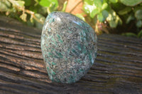 Polished Emerald Mica In Matrix Standing Free Forms x 1 From Mutoko, Zimbabwe - Toprock Gemstones and Minerals 