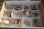 Natural Red Hematoid Quartz Specimens x 12 From Karoi, Zimbabwe - Toprock Gemstones and Minerals 