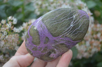 Polished Stichtite & Serpentine Standing Free Forms x 3 From Barberton, South Africa - Toprock Gemstones and Minerals 